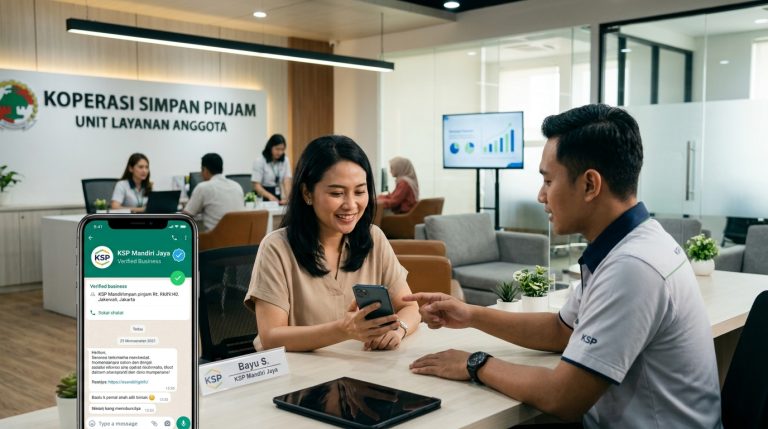 Manfaat WA Centang Biru untuk Kepercayaan KSP