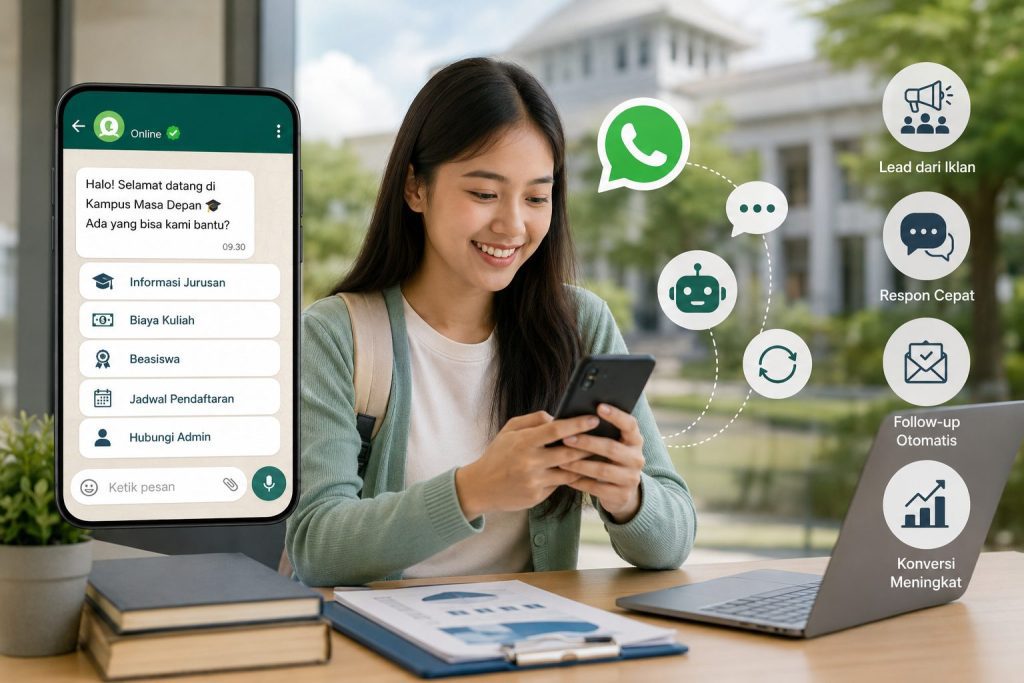 Meningkatkan Pendaftaran Mahasiswa Baru Menggunakan WhatsApp Business API